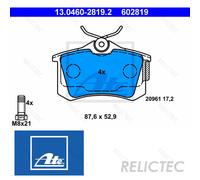 Rear Brake Pads Set for Citroen Peugeot Fiat Lancia VW Ford Seat:C8,807,ULYSSE
