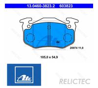 Rear Brake Pads Set for Citroen Peugeot:XSARA,306,ZX,206,SAXO,SW,CC 425146