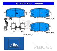 Rear Brake Pads Set for Fiat Jeep:500X,RENEGADE 77367145 77367145 77367417