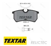 Rear Brake Pads Set for Ford Renault:FOCUS,FIESTA VI 6,V 5,VII 7,Clio I 1