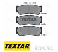 Rear Brake Pads Set for Hyundai Hawtai:SANTA FE II 2,H-1,FE,FE I 1 583022BA20