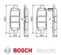 Rear Brake Pads Set for Infiniti Nissan:G,MURANO II 2,Q50,Q60,Q70,EX,QX50,M37