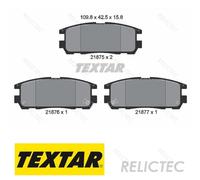Rear Brake Pads Set for Isuzu Vauxhall Opel Great Wall Holden Acura Chevrolet