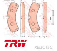 Rear Brake Pads Set for Iveco:DAILY IV,VI,V 42555633