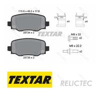 Rear Brake Pads Set for Jeep Chrysler:CHEROKEE,200 68225327AB 68225301AB