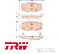 Rear Brake Pads Set for Jeep Dodge:WRANGLER III 3,NITRO,CHEROKEE,COMPASS