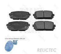 Rear Brake Pads Set for KIA:CARENS 58302-1DE00 58302-1DA00 58302-1DA01