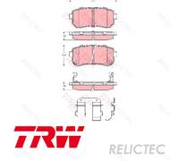 Rear Brake Pads Set for KIA Hyundai:CEE'D,PRO,CERATO,RIO II 2,ix35,PICANTO