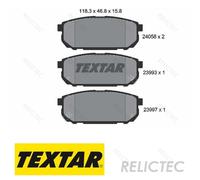 Rear Brake Pads Set for KIA:SORENTO I 1 583023ED00 583023ED01 583023EE00