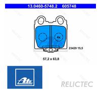 Rear Brake Pads Set for Lexus Toyota:ALTEZZA,IS,GS,SC 04466-30121 04466-30190