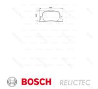 Rear Brake Pads Set for Lexus Toyota:ES,WINDOM,CAMRY 0446632030 446632030
