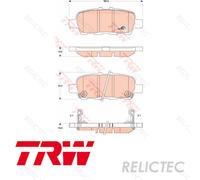Rear Brake Pads Set for Nissan Infiniti:JUKE,ALTIMA,TEANA II 2,PULSAR,CUBE