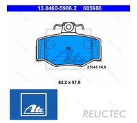 Fits ATE 13.0460-5986.2 Brake Pad Set, disc brake ⭐UK Stock⭐