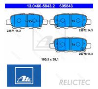 Rear Brake Pads Set for Nissan:X-TRAIL,TEANA I 1,MURANO I 1 44060-8H385