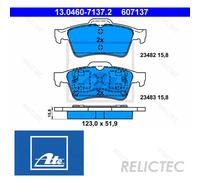 Rear Brake Pads Set for Renault Nissan:LAGUNA II 2,MEGANE II 2,PRIMERA