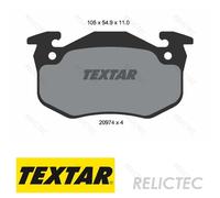 Rear Brake Pads Set for Renault Peugeot Citroen Fengshen:19 II 2,MEGANE I 1
