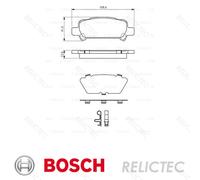Rear Brake Pads Set for Subaru:LEGACY III 3,FORESTER,IMPREZA,OUTBACK,IV 4