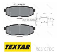 Rear Brake Pads Set for Subaru Toyota Scion:IMPREZA,TRIBECA,LEGACY V 5,BRZ