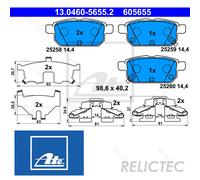 NEW DISC BRAKE PADS SET FOR SUZUKI SWIFT IV FZ NZ K12B D13A D13AA M16A ATE