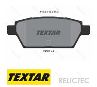 Rear Brake Pads Set Ford Mazda Lincoln:FUSION,6,MKZ 6E5Z2200B 9E5Z2200A