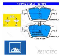 Rear Brake Pads Set Ford Saab Volvo Opel Vauxhall Mazda:FOCUS III 3,9-3,C-MAX