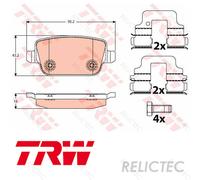 Rear Brake Pads Set Ford Volvo:MONDEO IV 4,S80 II 2,V70 III 3,S-MAX,GALAXY