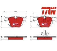 REAR BRAKE PADS SET GDB1560DTE TRW I