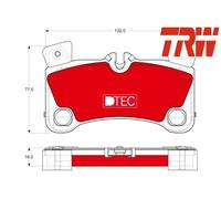REAR BRAKE PADS SET GDB1775DTE TRW I