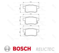 Fits BOSCH 0 986 494 338 BRAKE PADS /R/ACCORD 2.0 08- UK Stock
