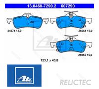 Rear Brake Pads Set Honda:CIVIC IX 9,VIII 8 43022-TV0-E01 43022-TV0-E00
