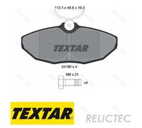 Rear Brake Pads Set Jaguar:S-TYPE C2C8342
