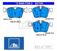 Rear Brake Pads Set Jaguar Volvo Land Rover:XF,XE,XC90 II 2,F-PACE,V90 II 2