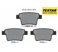 REAR BRAKE PADS SET LEFT & RIGHT SIDE 2426001 TEXTAR I