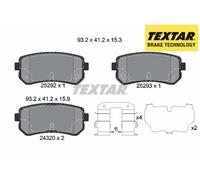 REAR BRAKE PADS SET LEFT & RIGHT SIDE 2529201 TEXTAR I