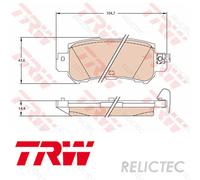 Rear Brake Pads Set Mazda:CX-5,CX-3 K0Y12648Z K0Y12648ZA K0Y12648ZC DAY3-26-48ZA