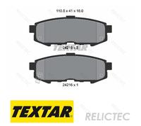 Rear Brake Pads Set Mazda:MPV II 2 LEY42649Z LEY52648Z LEY52643ZA LEY52643Z