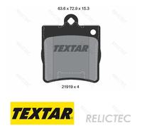 Rear Brake Pads Set MB:CL203,W203,R171,C209,C,SLK,CLC,CLK 0024207120 0024207420