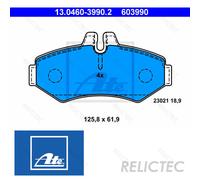 Rear Brake Pads Set MB VW:903,901 902,W463,2DA 2DD 2DH,2DC 2DF 2DG 2DL 2DM