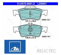 Rear Brake Pads Set MB:W212,S212,E A0054209320 0074206720 0054207920 0054209320
