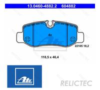 Rear Brake Pads Set MB:W447,VITO,V A4474200120 4474200120