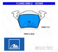 Rear Brake Pads Set MB:W638,638/2,VITO,V A0034200220 A0004214210 0034200220