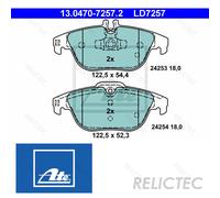Rear Brake Pads Set MB:X204,W204,S204,A207,C207,C,GLK,E A0074206120 A0054205120