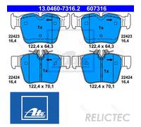 DISC BRAKE PADS SET FOR MERCEDES BENZ C CLASS W205 M 276 823 GLC X253 ATE