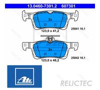 ATE 13.0460-7301.2 Brake pad set