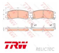 Rear Brake Pads Set Pontiac Chevrolet Buick Oldsmobile:GRAND PRIX,IMPALA,ALERO