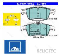 Rear Brake Pads Set Saab Opel Vauxhall Ford:9-3,VECTRA C,SIGNUM,Mk II 2,C GTS