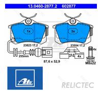 Rear Brake Pads Set Seat VW:POLO,IBIZA III 3,CORDOBA,LUPO 6Q0698451B 6Q0698451