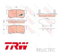 Rear Brake Pads Set Ssangyong Roewe Daewoo:REXTON,KYRON,ACTYON I 1,SPORTS I 1