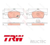 Rear Brake Pads Set Volvo:V70 II 2,S60 I 1,S80 I 1,I 1,XC70 CROSS COUNTRY,S70