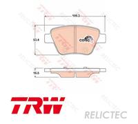 Rear Brake Pads Set VW Skoda Audi Seat:A3,OCTAVIA II 2,GOLF VI 6,ALTEA 2K5698451